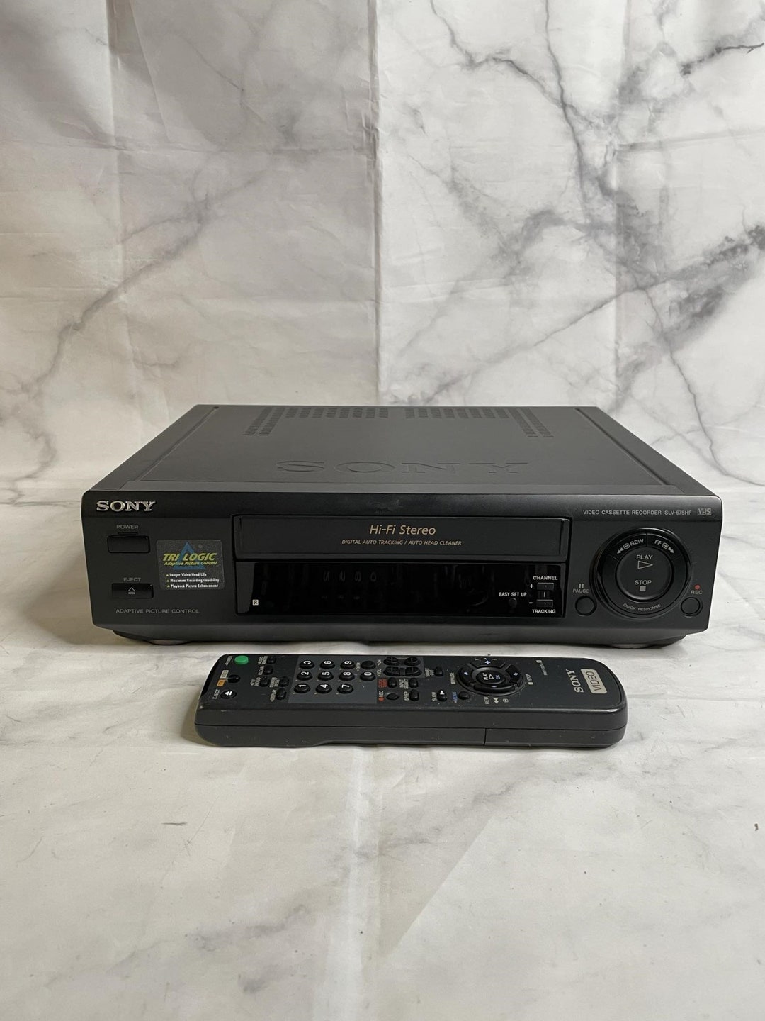 Sony VCR Video Cassette Recorder VHS Player SLV675HF With Etsy