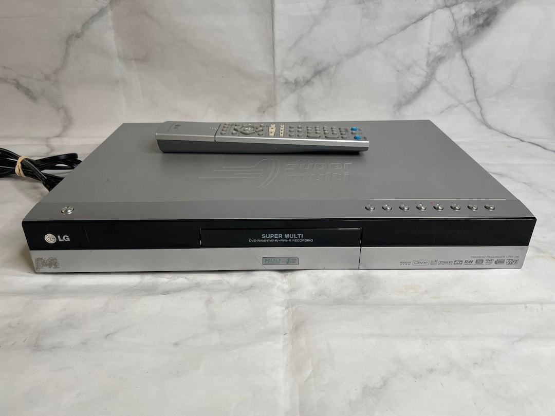 LG Dvd Recorder HDD Hard Drive Supermulti With Remote LRH780 Tested