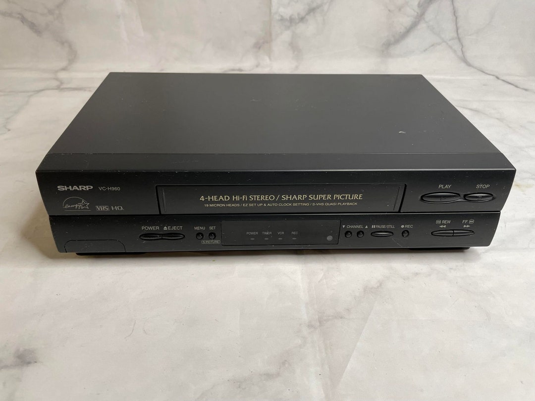 Sharp VCR Video Cassette Recorder VHS Player No Remote Etsy