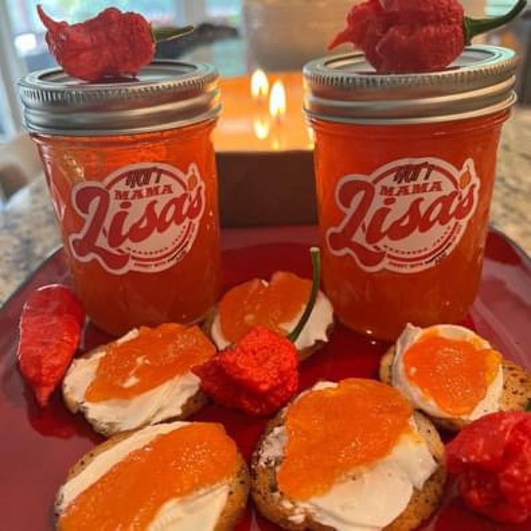 Carolina Reaper Habanero Jelly Etsy