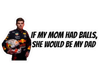 If My Mom Had Balls Decorative Sticker for Laptops and Hydroflask - Water, Scratch, and UV Resistant - Etsy