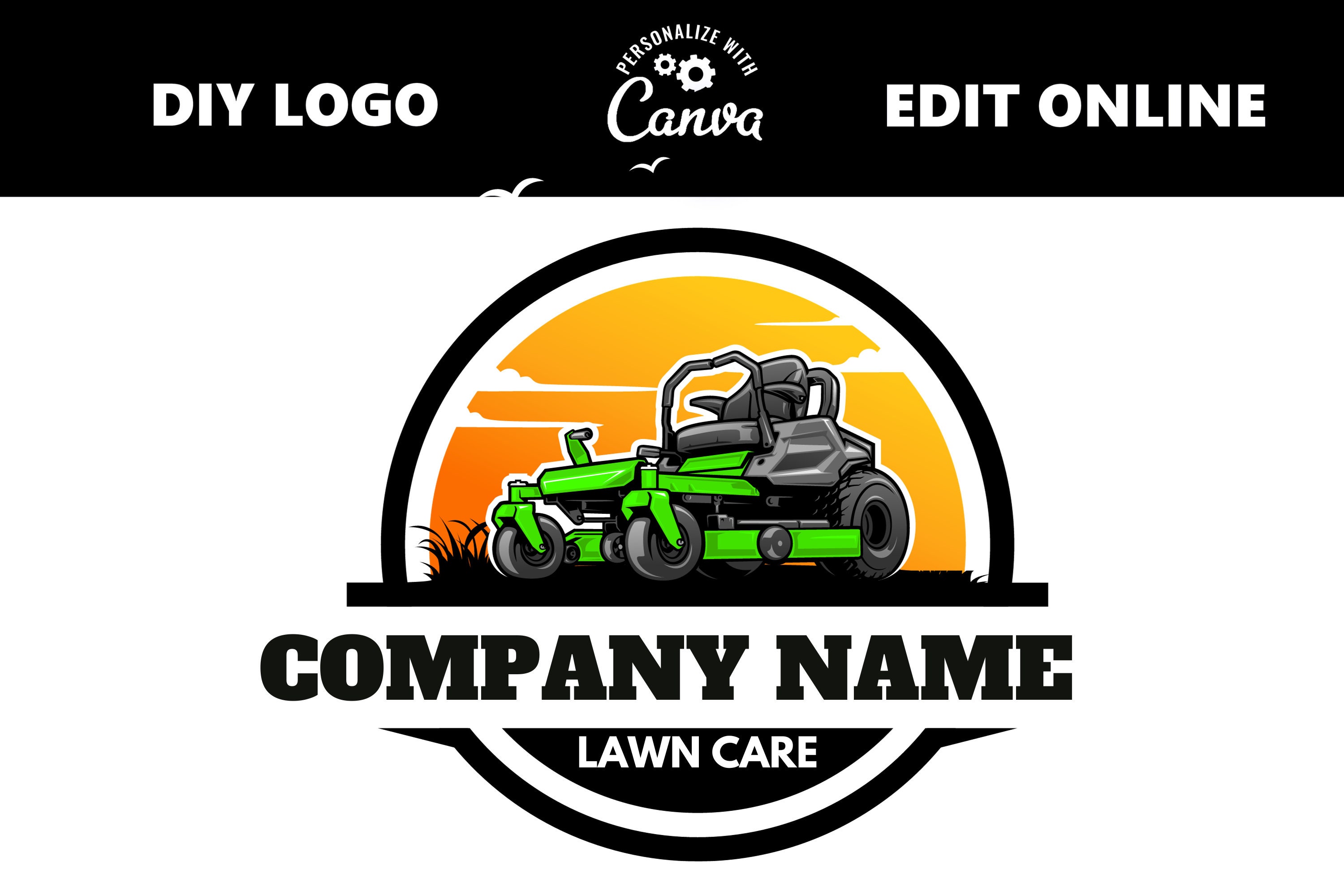 lawn-care-logo-landscaping-logo-lawn-mower-zero-turn-lawn-etsy