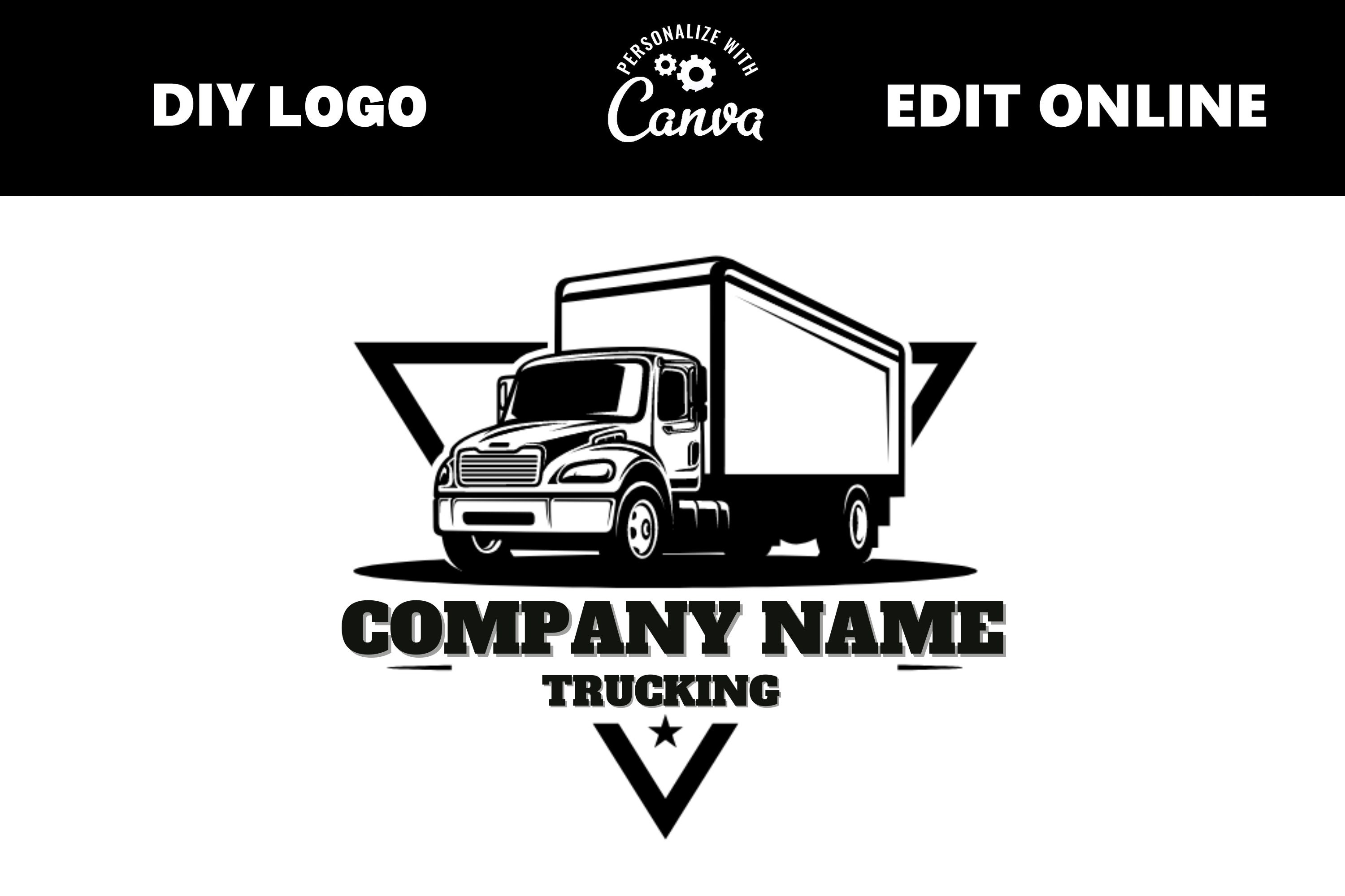 Trucking Logo Logistics Logo Box Truck Logo Truck SVG Trucking Logo Logistics Logo Box Truck Logo Truck SVG