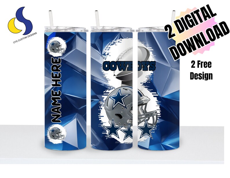 Dallas Cowboys Sublimation Tumbler Wrap Sublimation Design Etsy
