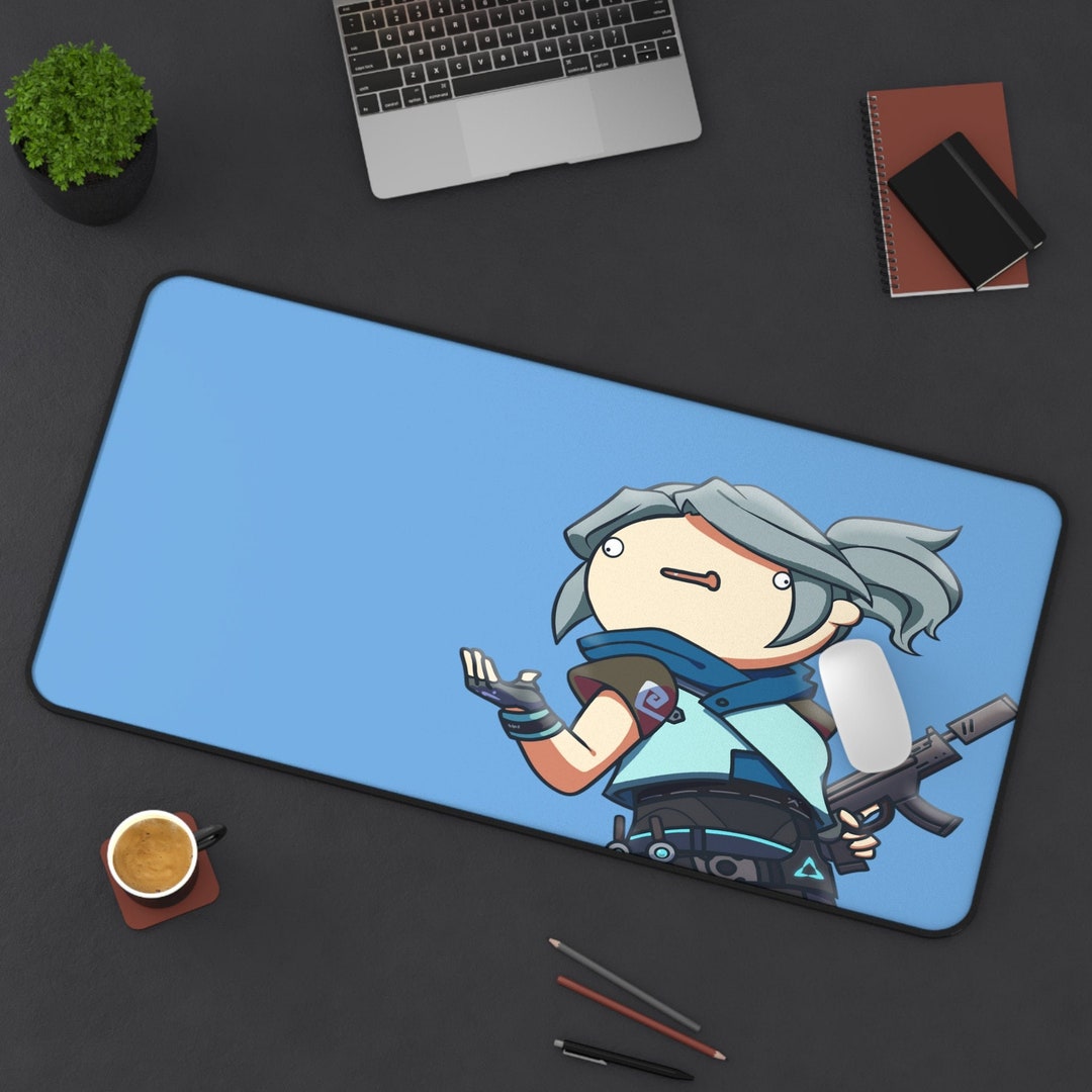 Valorant Mouse Pad Jett Mousepad Gaming Mousepad XXL Etsy