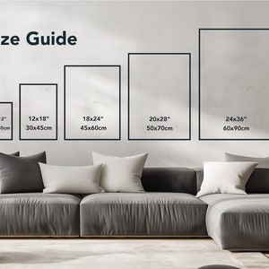 Size Guide poster by bon voyage design