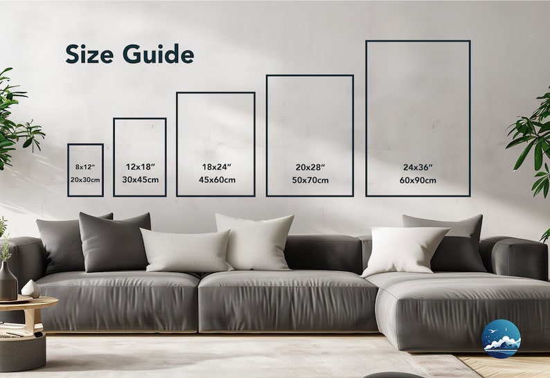 Size Guide poster by bon voyage design