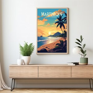 Martinique - Le Diamant poster by bon voyage design