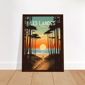 Landes poster by bon voyage design