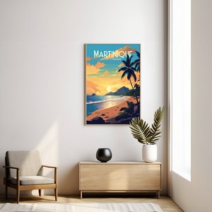 Martinique - Le Diamant poster by bon voyage design