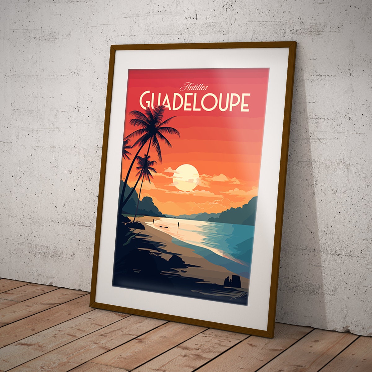Discover Guadeloupe France Cadeau De Voyage Affiche