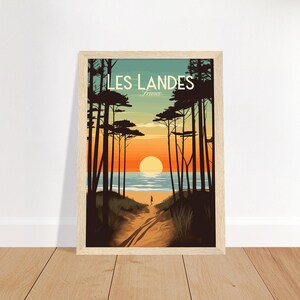 Landes poster by bon voyage design