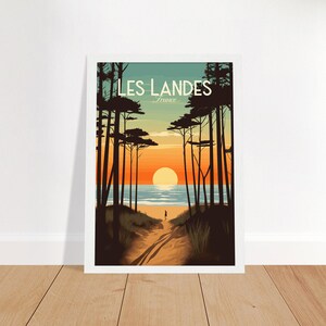 Landes poster by bon voyage design