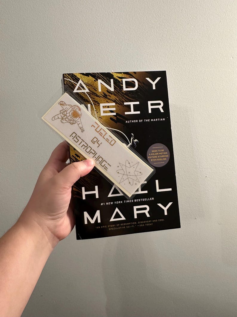 Fueled By Astrophage Project Hail Mary Foiled Bookmark Etsy fueled-by-astrophage-project-hail-mary-foiled-bookmark-etsy
