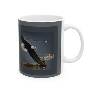 Tasse à café Eagle : tasse en céramique animalière, cadeau pour amoureux de la nature