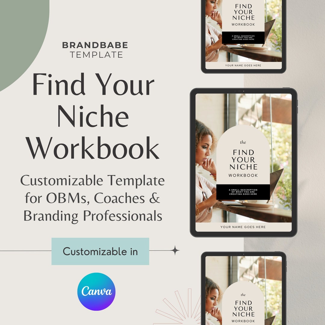 Find Your Niche Workbook Template Business Niche Workbook Business ...
