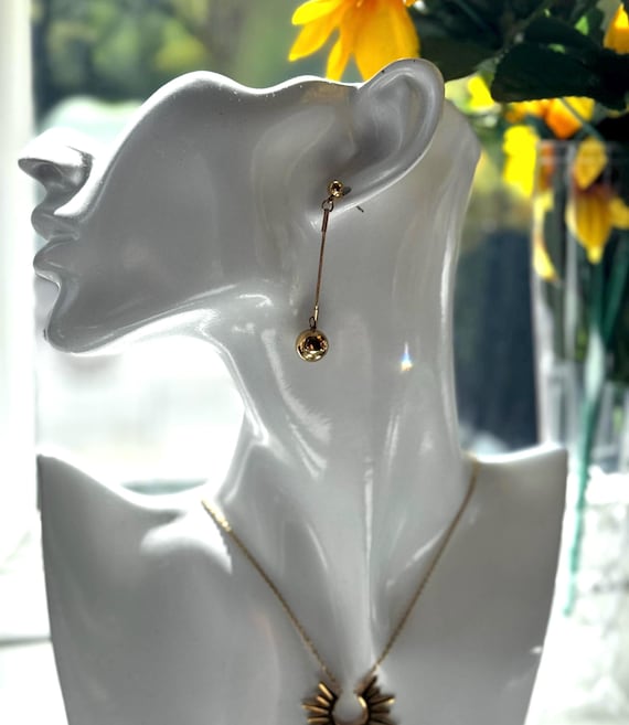 Gold Dangling Earrings | Waterproof & Hypoallergenic Drop Earrings | Tarnish-Free