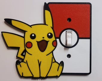 Pikachu Single Single Gang Kippschalter Abdeckung