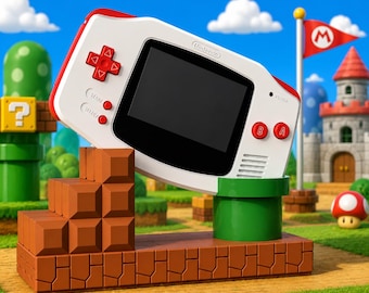 Mario-Themen-Aufsteller für deinen Game Boy Advance