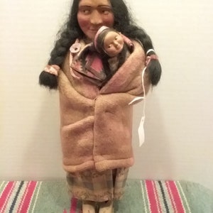 Skookum doll with papoose