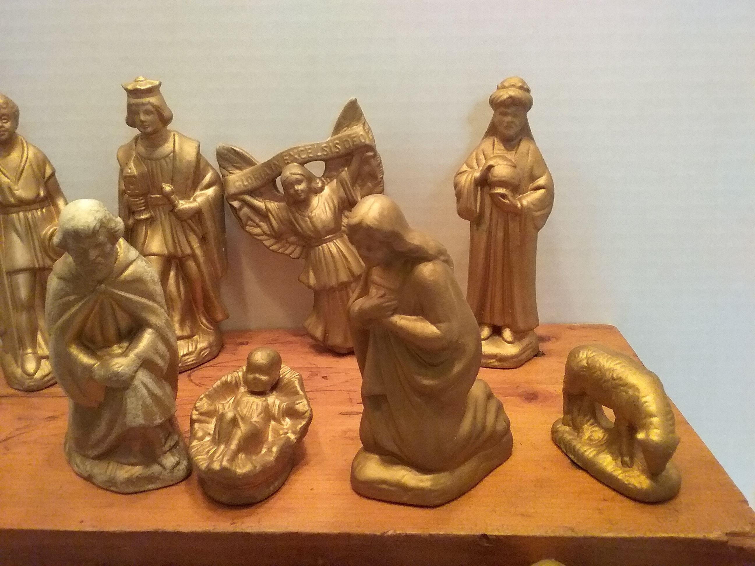 18 Piece Holland Mold Nativity Etsy