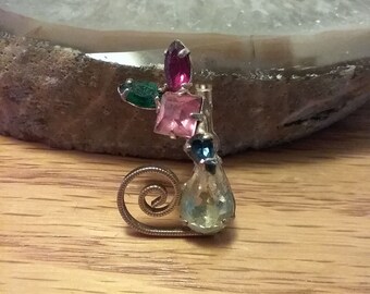 Rhinstone mouse pin