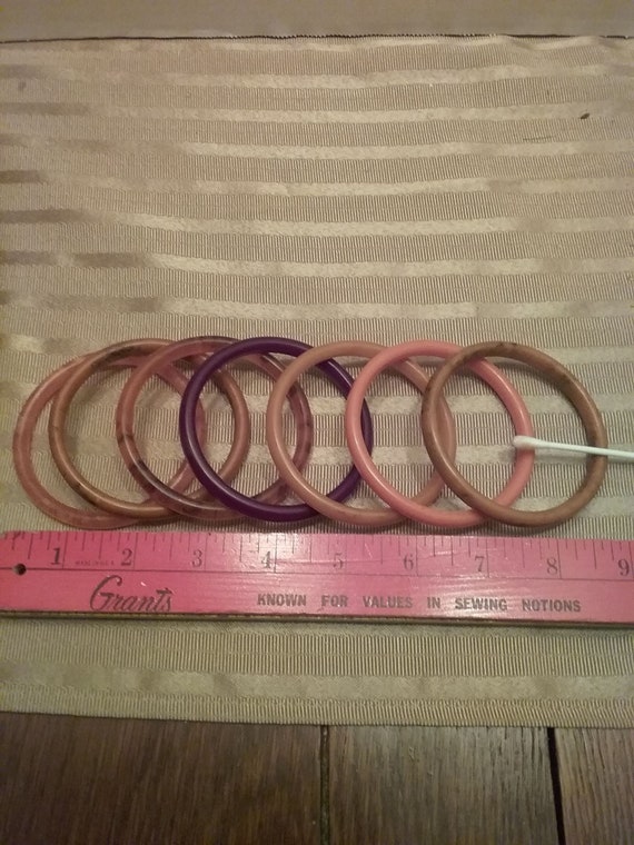 Bakelite 7 piece stack - image 4