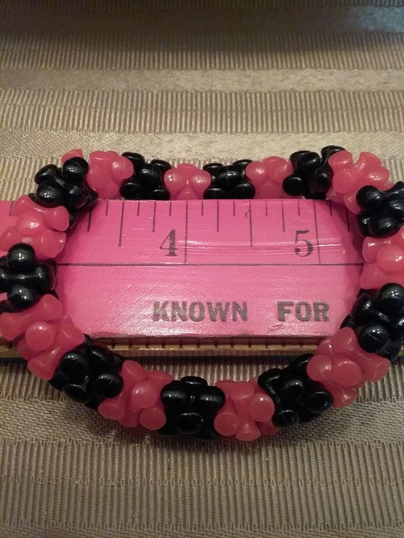 Stretch interlocking bead bracelet - image 2