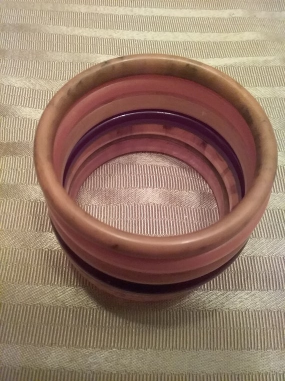 Bakelite 7 piece stack - image 3