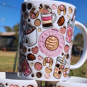 Mug | Cafecito Y Chisme Mug | Custom Mug | 15oz. Mug | 3D Mug