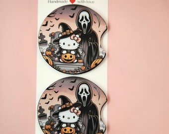 Car Coaster | Halloween Car Coaster | Custom Car Coaster