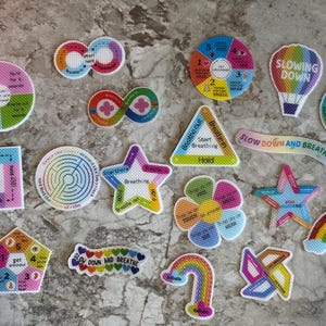 Sticker sensoriel texturé - PACK SURPRISE ! bougez, concentrez-vous et ressentez : des autocollants sensoriels pour tous les besoins