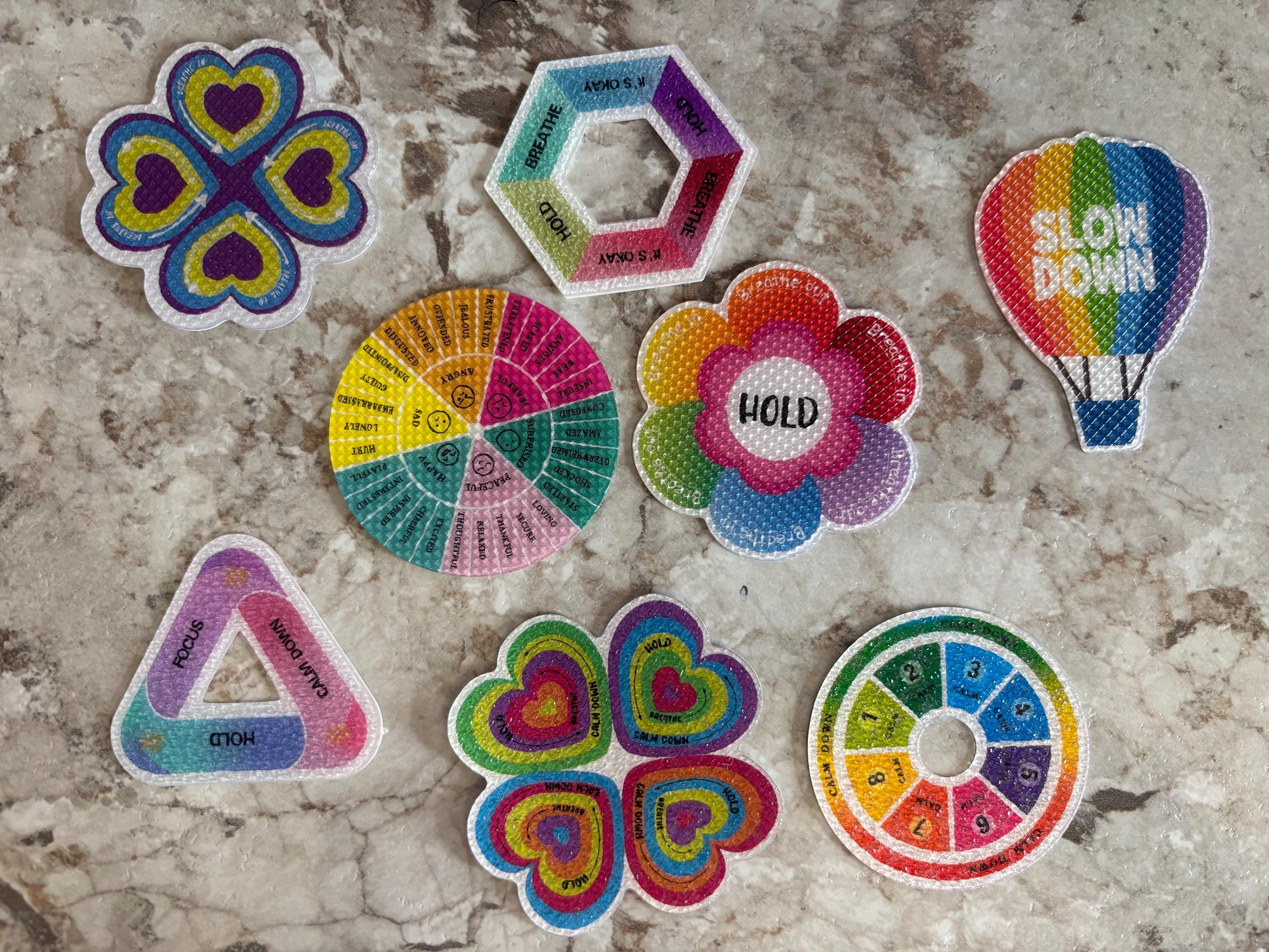 Texture Fidget Sticker Textured Sensory Calming Stickers, Fidget Gift - Etsy