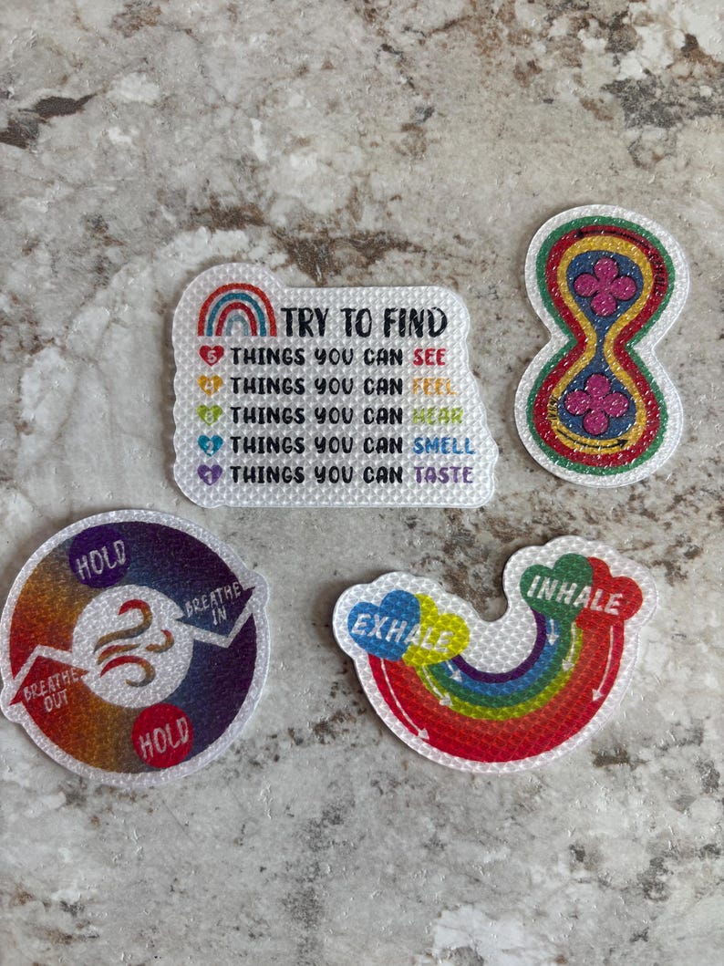 Textured Sensory Calming Stickers, Fidget Gift - Etsy Canada