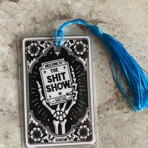 Marque-page drôle de style carte de tarot, cadeau pour elle, cadeau pour lui, cadeau d'anniversaire
