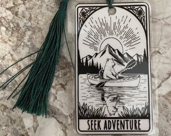 Tarot Karte Camping Lesezeichen – Geschenk für Bücherlieber