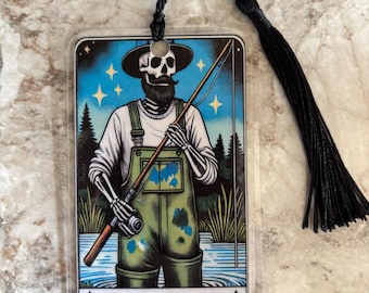 Fishing, fisherman, bookmark, gift for him