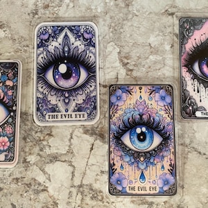 Tarot Karte Stil Lesezeichen- Böser Blick, drittes Auge Lesezeichen, wunderlich