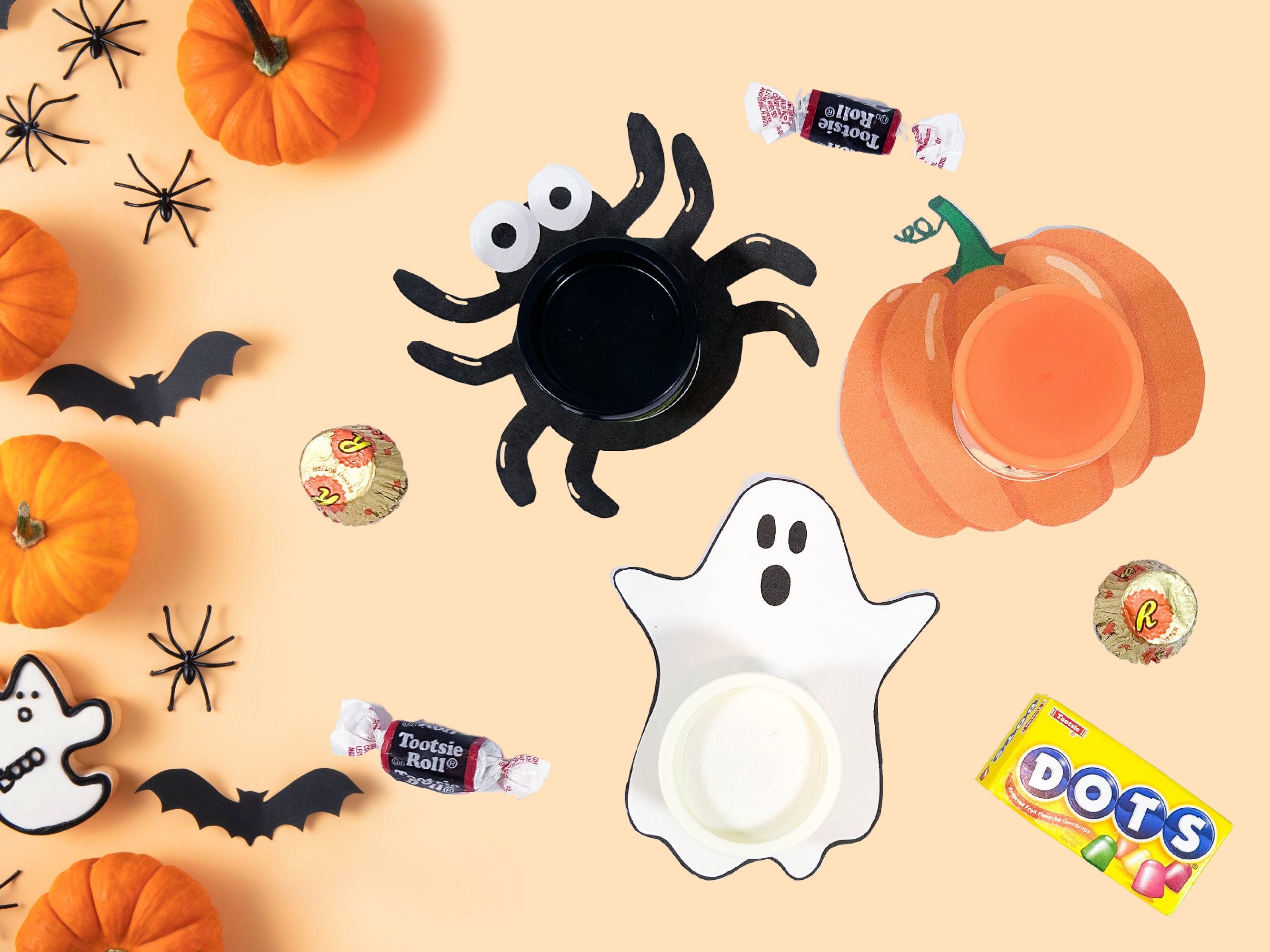 Printable Halloween Play-doh Card Halloween Favor Printable Halloween ...