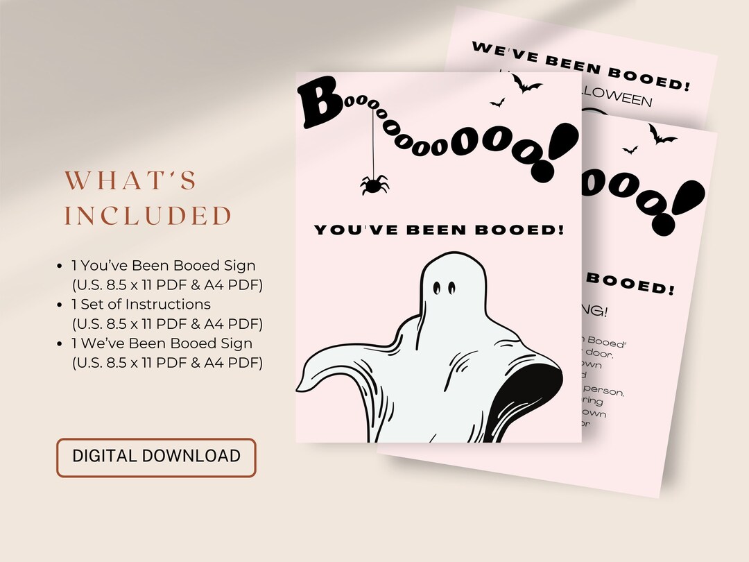 Printable Halloween Boo Basket Sign Halloween Kit Kids Halloween Party ...