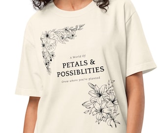 Camiseta de algodón oversize con lavado vintage: camiseta unisex de estilo urbano