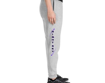 Joggers unisex para correr o caminar: cintura elástica con cordón ajustable, ropa deportiva cómoda.