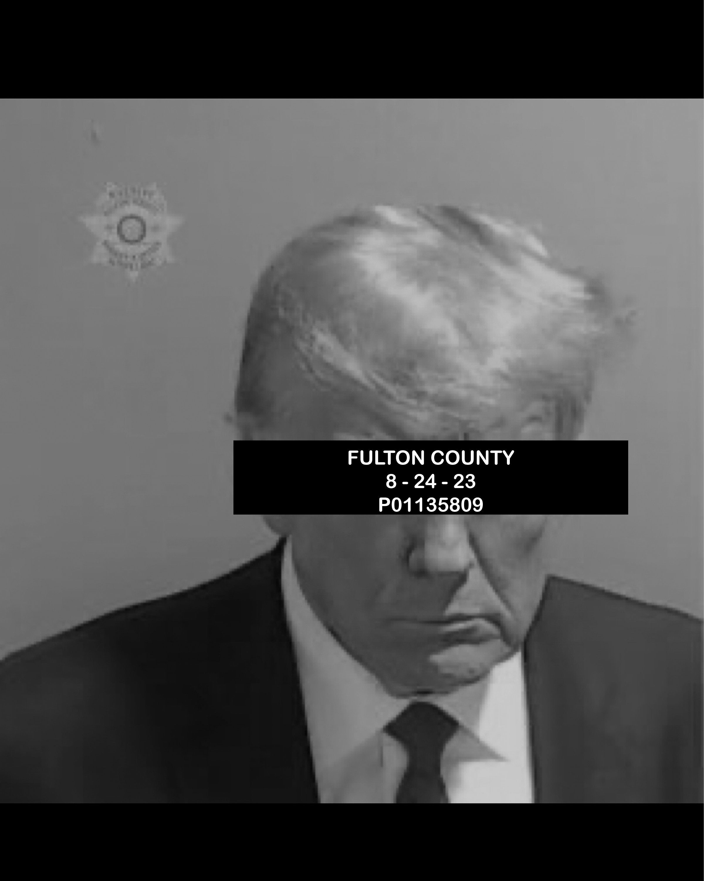DONALD TRUMP Fulton County Mugshot 24 X 30 Poster Instant Etsy
