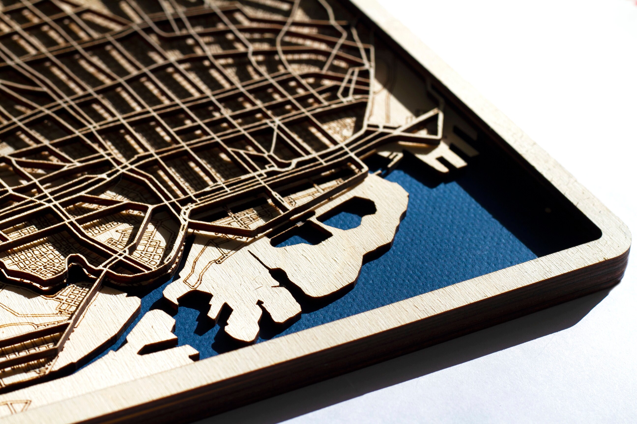 Buenos Aires Wood Map - Custom Message - Laser Cut - Includes Frame - Etsy