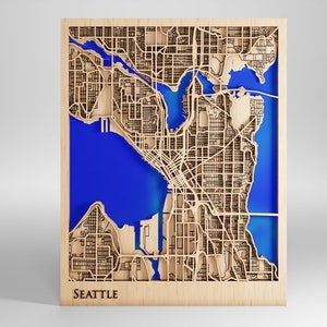 Mapa personalizado de qualquer cidade - Mensagem personalizada - Corte a laser - Inclui moldura