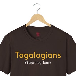Tagalogians (Taga-ilog) Tribe -Unisex Softstyle T-Shirt | Tagalog Sprache Softstyle T-Shirts |  Philippinische Sprache T Shirt