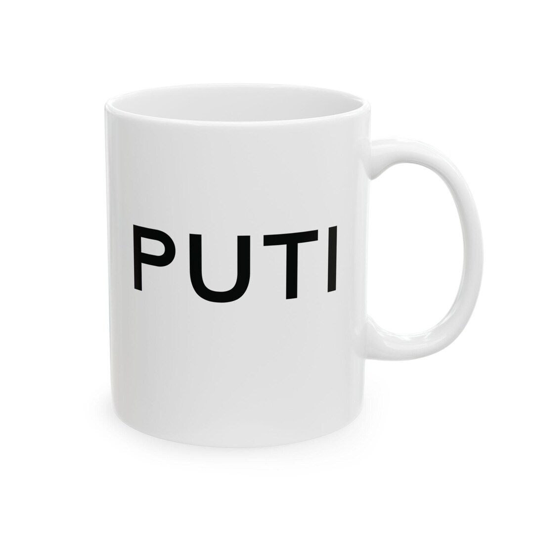Puti Color Puti-tagalog White Mug (11oz) | Filipino Culture Coffee Cup - Etsy