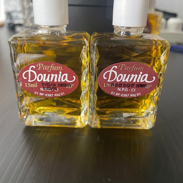 Parfum Dounia/ parfum spirituel 15 ml lot de 2.