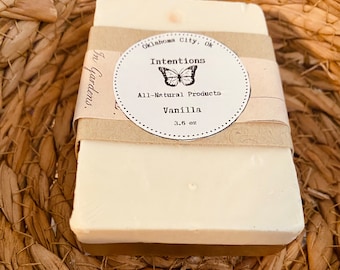 All-Natural and Fragrance-Free Honey and Oat Duo Soap Bar hand-made and Local in Oklahoma City
