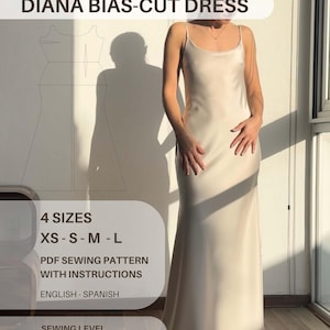 Sewing Pattern Diana Bias-Cut Dress